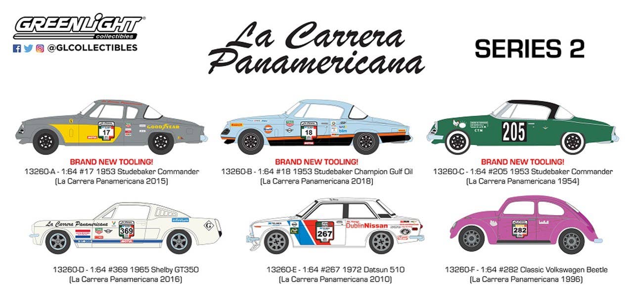 GreenLight La Carrera Panamericana Series 2 1Box 6pcs | HLJ.com