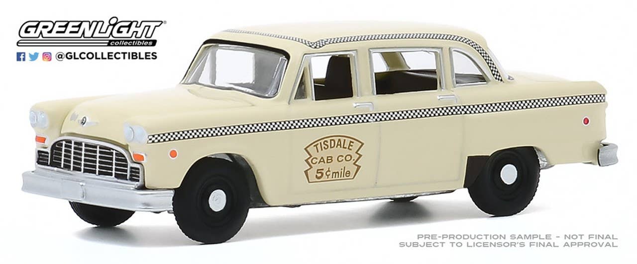GreenLight 1971 Checker Taxicab Tisdale Cab Co.