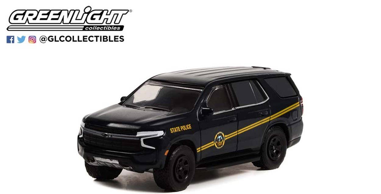 GreenLight Hot Pursuit 2021 Chevrolet Tahoe Police Pursuit Vehicle