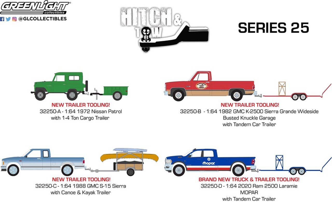 GreenLight Hitch & Tow Series 25 1Box 4pcs | HLJ.com