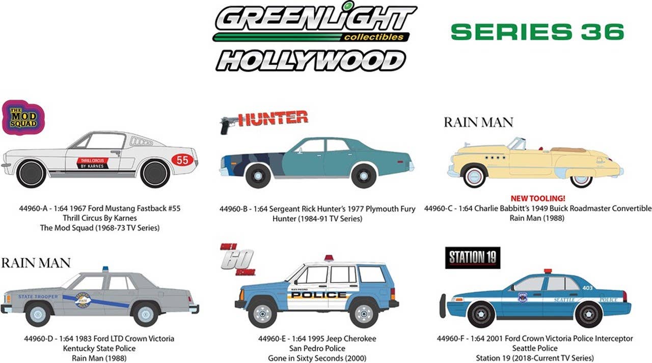 GreenLight Hollywood Series 36 1Box 6pcs | HLJ.com