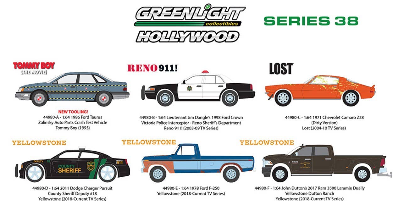 GreenLight Hollywood Series 38 1Box (6pcs) | HLJ.com