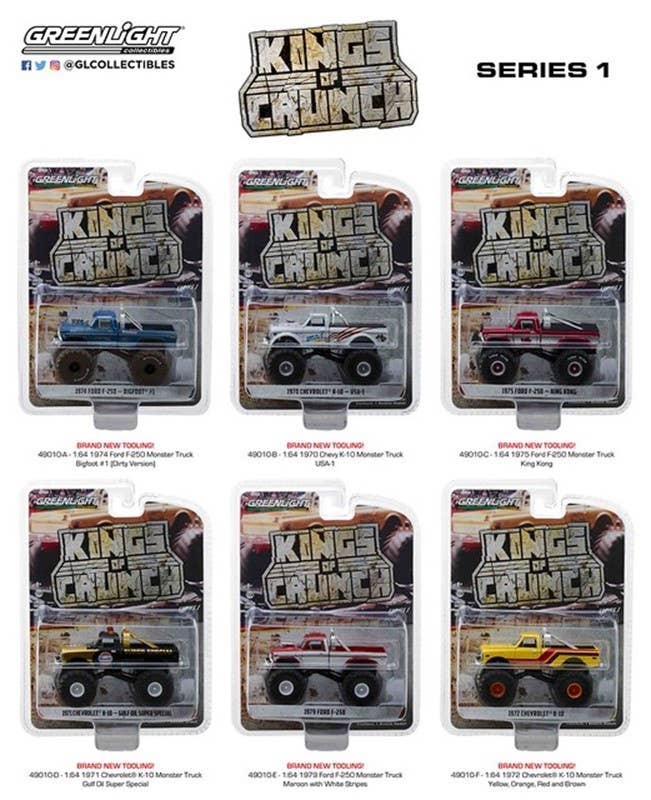 応援グッズ k1 GreenLight Kings of Crunch Series 1 1Box 6pcs | HLJ.com