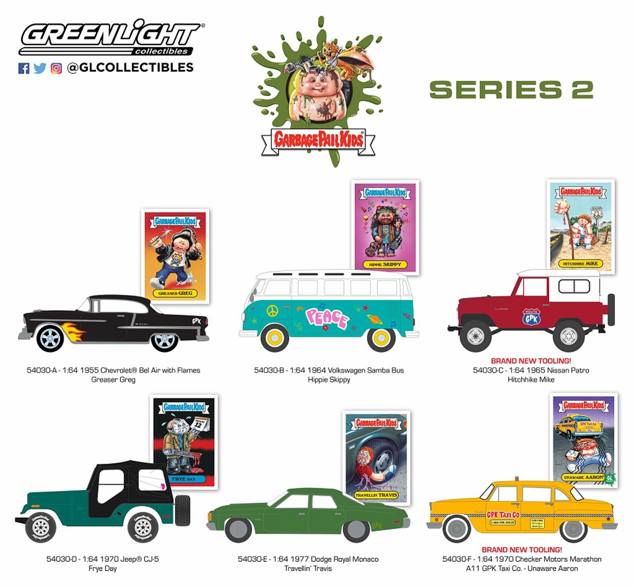 Greenlight 1:64 - Garbage Pail Kids - Tangled Tim - 1993