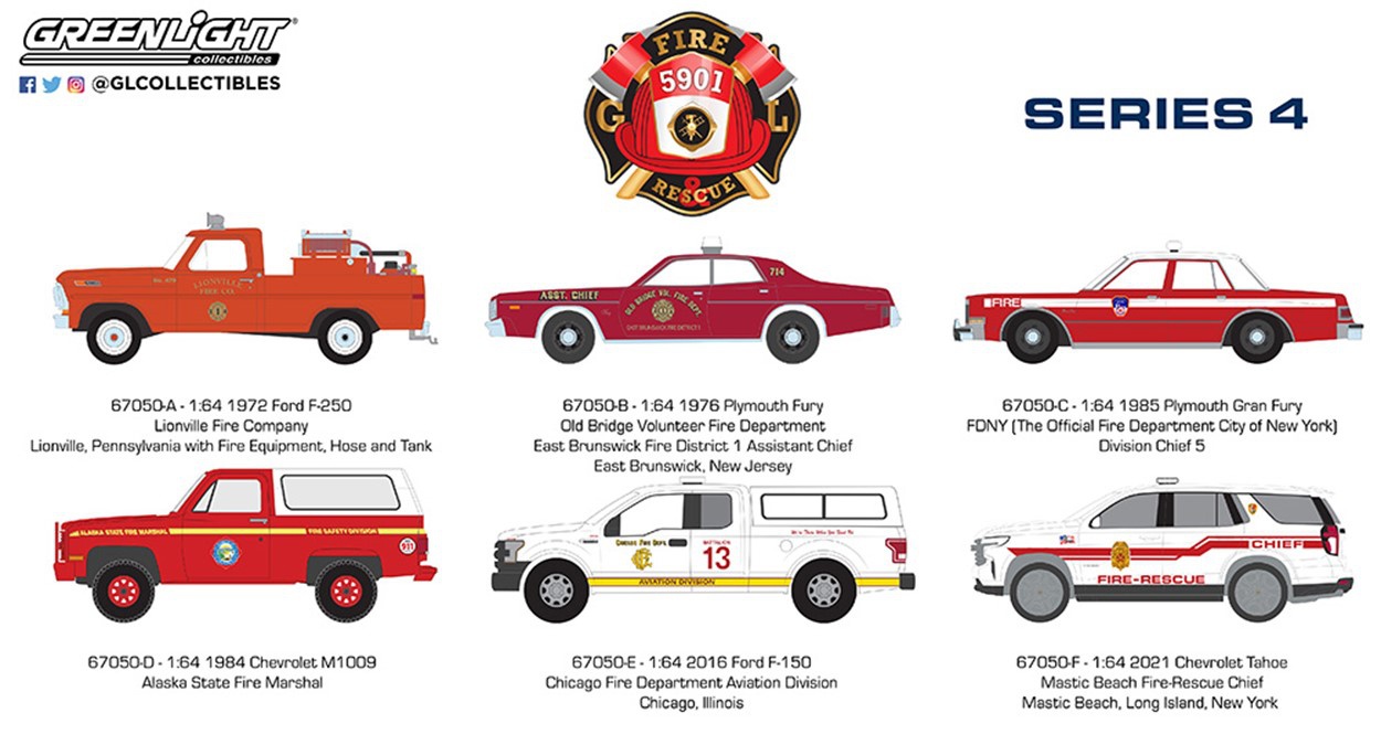 Greenlight Fire and Rescue 5901 Series 1 Chicago Fire