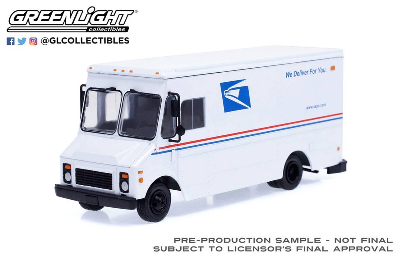 Camion Grumman Olson LLV US Postal 1993 - Modèle Réduit 1:43 Greenlight - Neuf