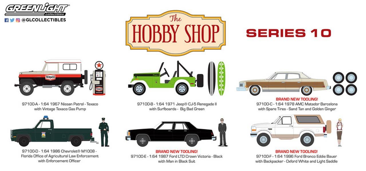 GreenLight The Hobby Shop Series 10 1Box 6pcs | HLJ.com