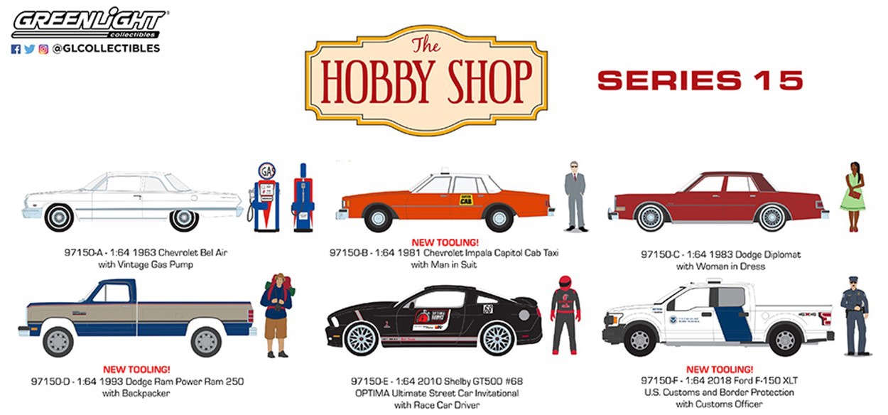 GreenLight The Hobby Shop Series 15 1Box 6pcs | HLJ.com