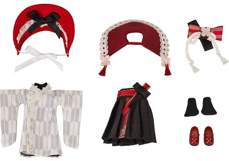 Nendoroid Doll Outfit Set Rose: Japanese Dress Ver.