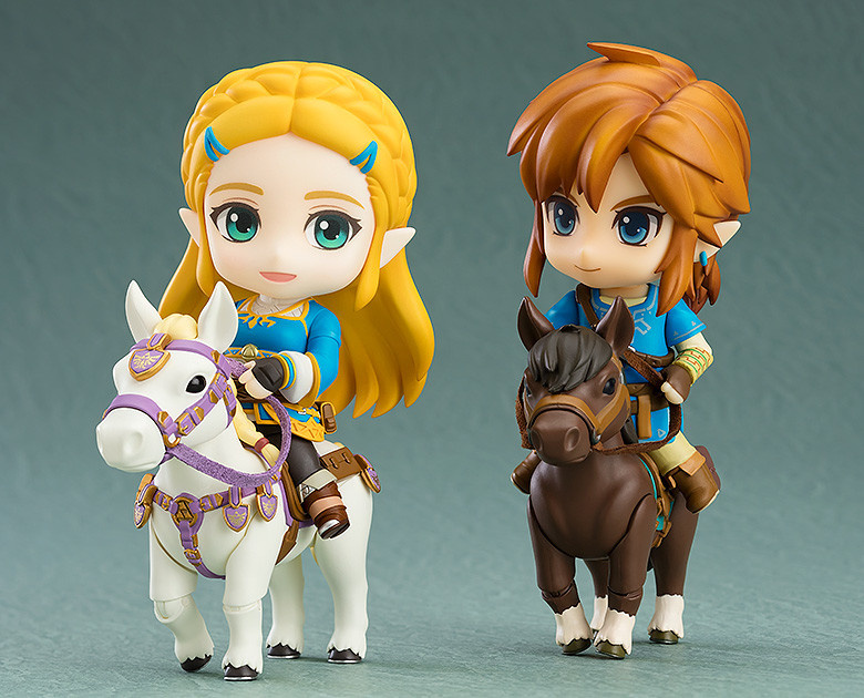 THE LEGEND OF ZELDA BREATH OF THE WILD FIGURINE NENDOROID ZELDA BREATH OF  THE WILD VER. 10 CM