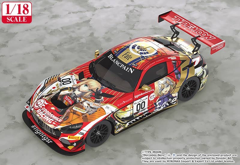 ミニカー 1/18 GOODSMILE RACING Fate AMG GT SPA24H GoodSmile Racing & Type-Moon Racing 2019 SPA24H Ver. | HLJ.com