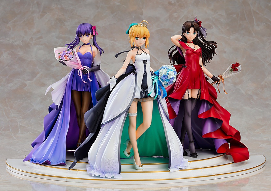 【国内在庫】 Fate/stay night: PVC Ver.- Dress Celebration -15th Saber ゲームキャラクター
