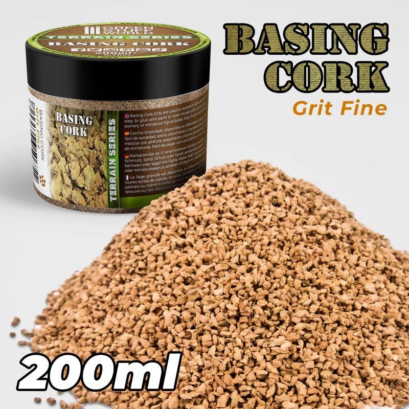 Diorama Material Basing Cork Grit Fine (200ml)