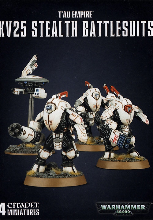 Warhammer Tau Empire XV25 Stealth Battlesuits *