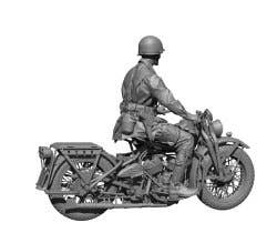 WWII US Airborne Division Rider of the Iron Horse (with