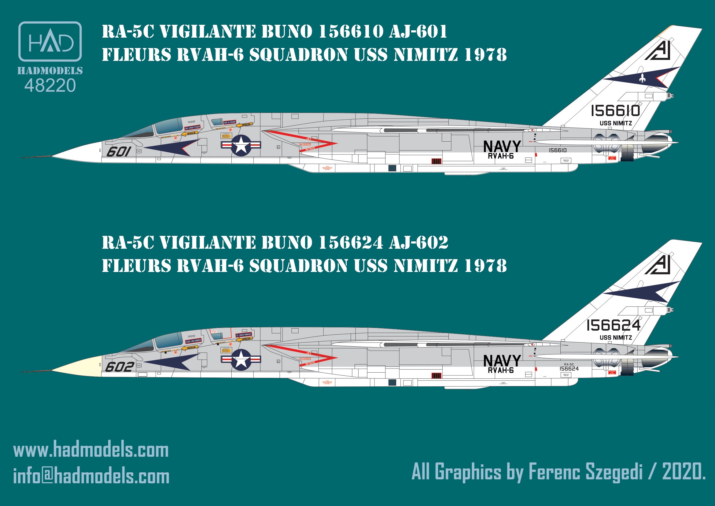 Amazon.com: Trumpeter 1/48 RA5C Vigilante Aircraft Model Kit