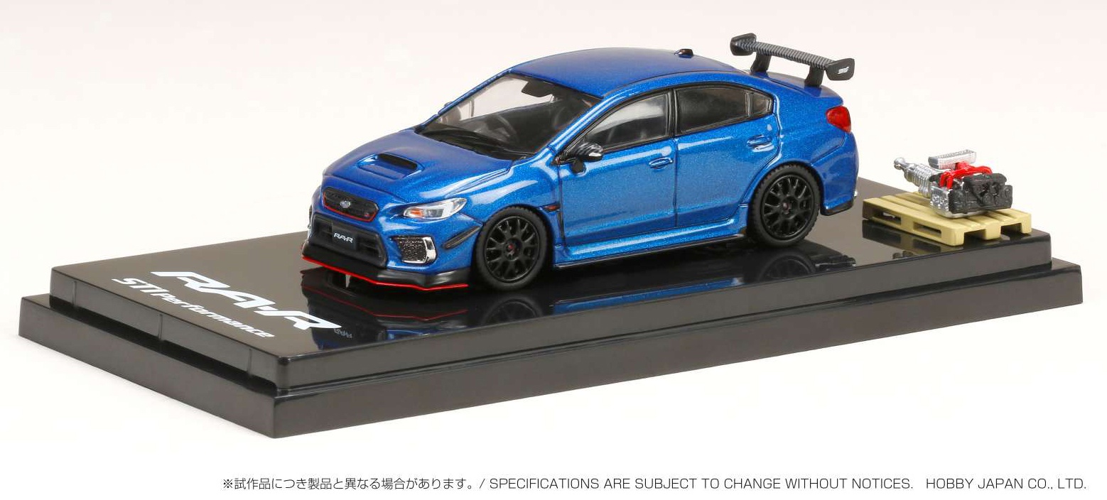 CARNEL 1/43 Subaru WRX STI Type S (VAB) 2018 WR Blue Pearl