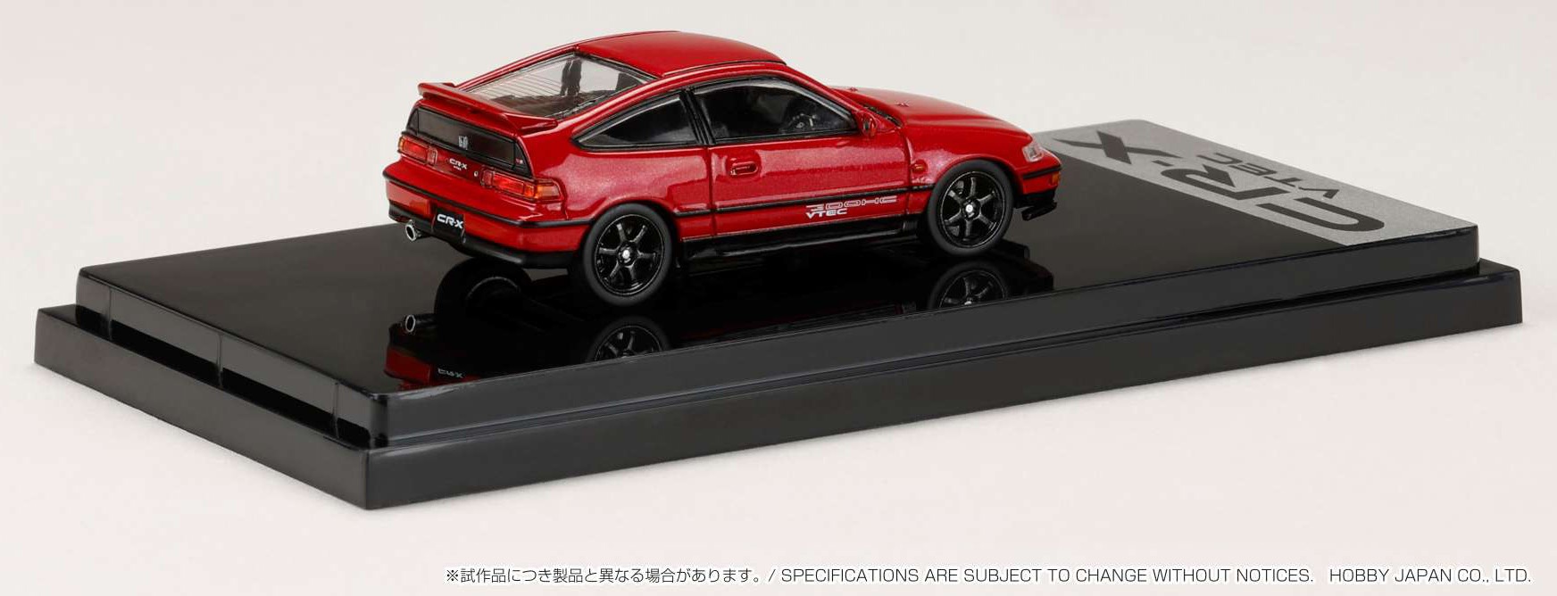 1/64 Honda CR-X SiR (EF8) JDM Style Red Pearl