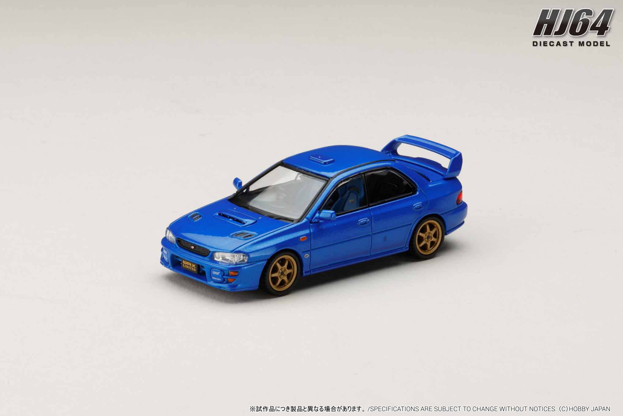 SUBARU IMPREZA WRX Type RA Sti ver. VI Limited 1999 Sonic Blue