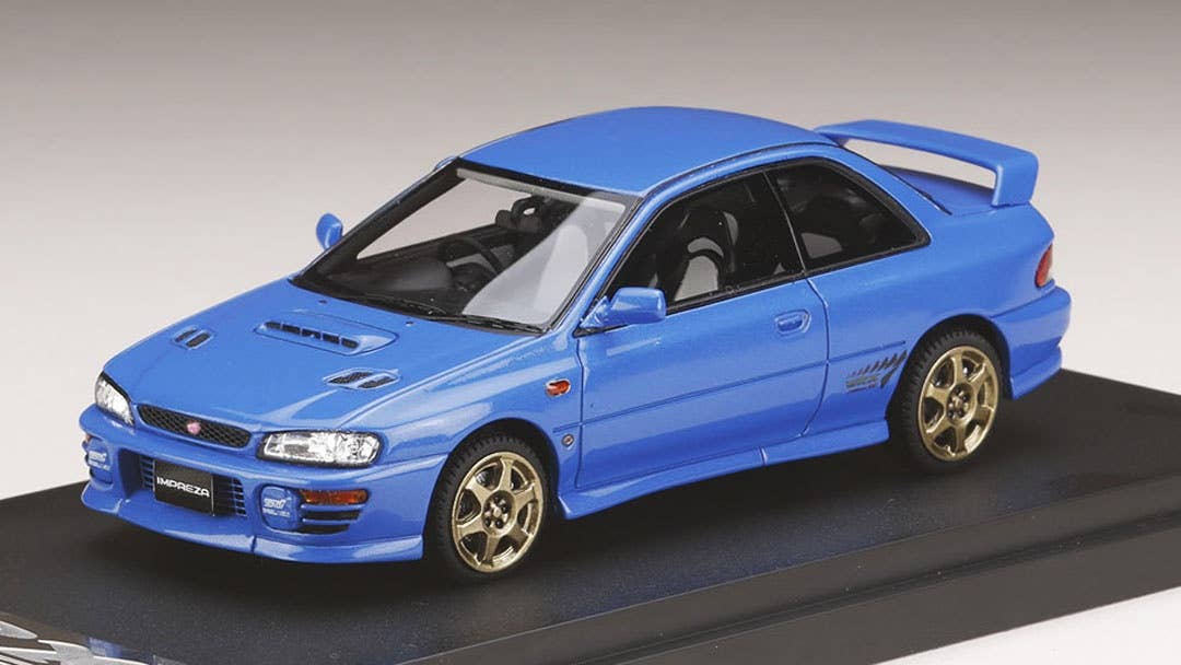 CARNEL 1/43 スバル WRX STI Type S Blue CARNEL 1/43 Subaru WRX STI Type S (VAB) 2018 WR Blue Pearl