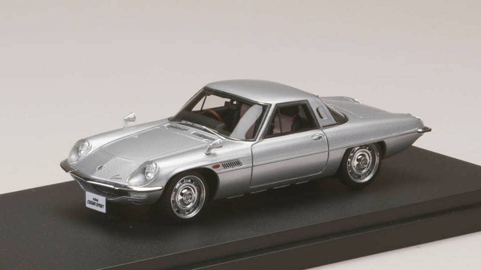 ミニカー　1/43 マツダ コスモスポーツ L10B 1967(シルバー) [PM4381S] Mazda Cosmo Sport (L10B) 1967 Silver | HLJ.com