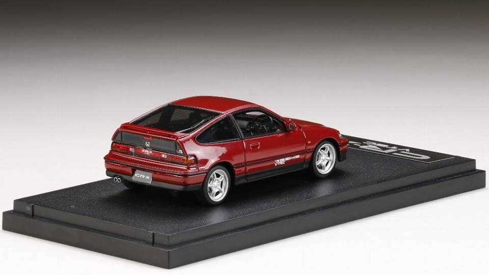 Honda CR-X SiR (EF8) 1989 Mugen RNR Wheel Mounted Car Red Pearl