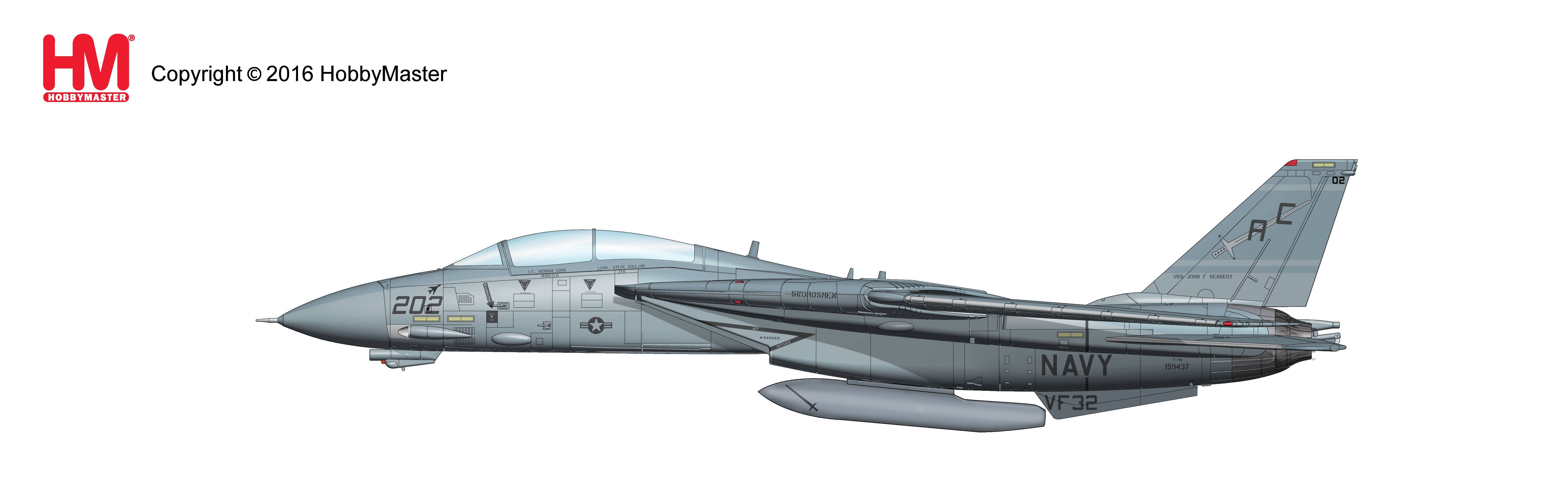 UNIMAX  製 F-14A Tomcat VF-32 US Navy Grumman F-14A Tomcat, VF-32, MiG-23 Killer | HLJ.com