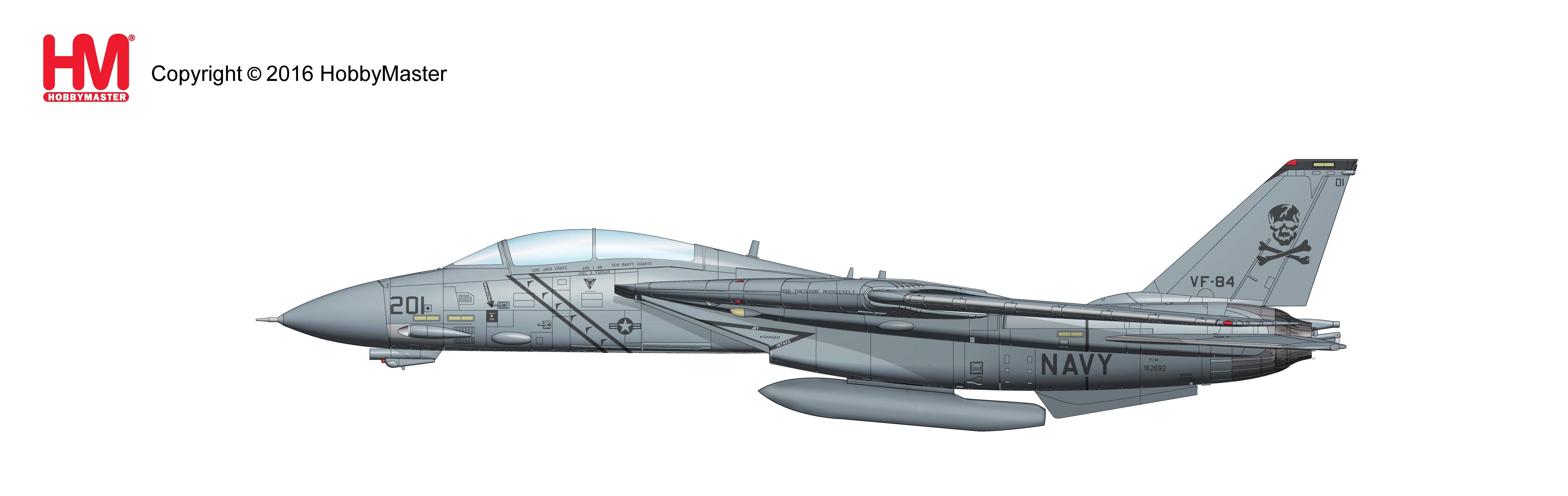 Grumman F-14A Tomcat 162692, VF-84 Jolly Rogers Operation Desert