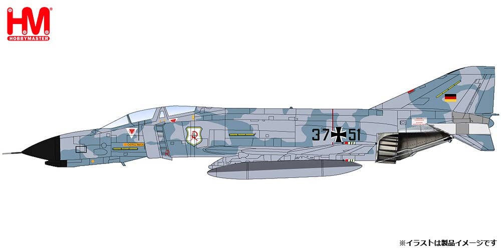 ミニカー　1/72 F-4F ファントムII ”西ドイツ空軍 JG71 Norm 81” [HA19042] Hobby Master F-4F 西ドイツ空軍 第71戦闘航空団「リヒトホー
