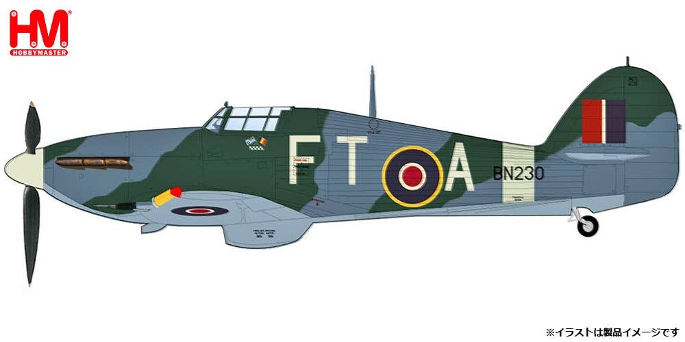 Hawker Hurricane MK.IIc Royal Air Force 43rd Squadron Operation Jubilee ...