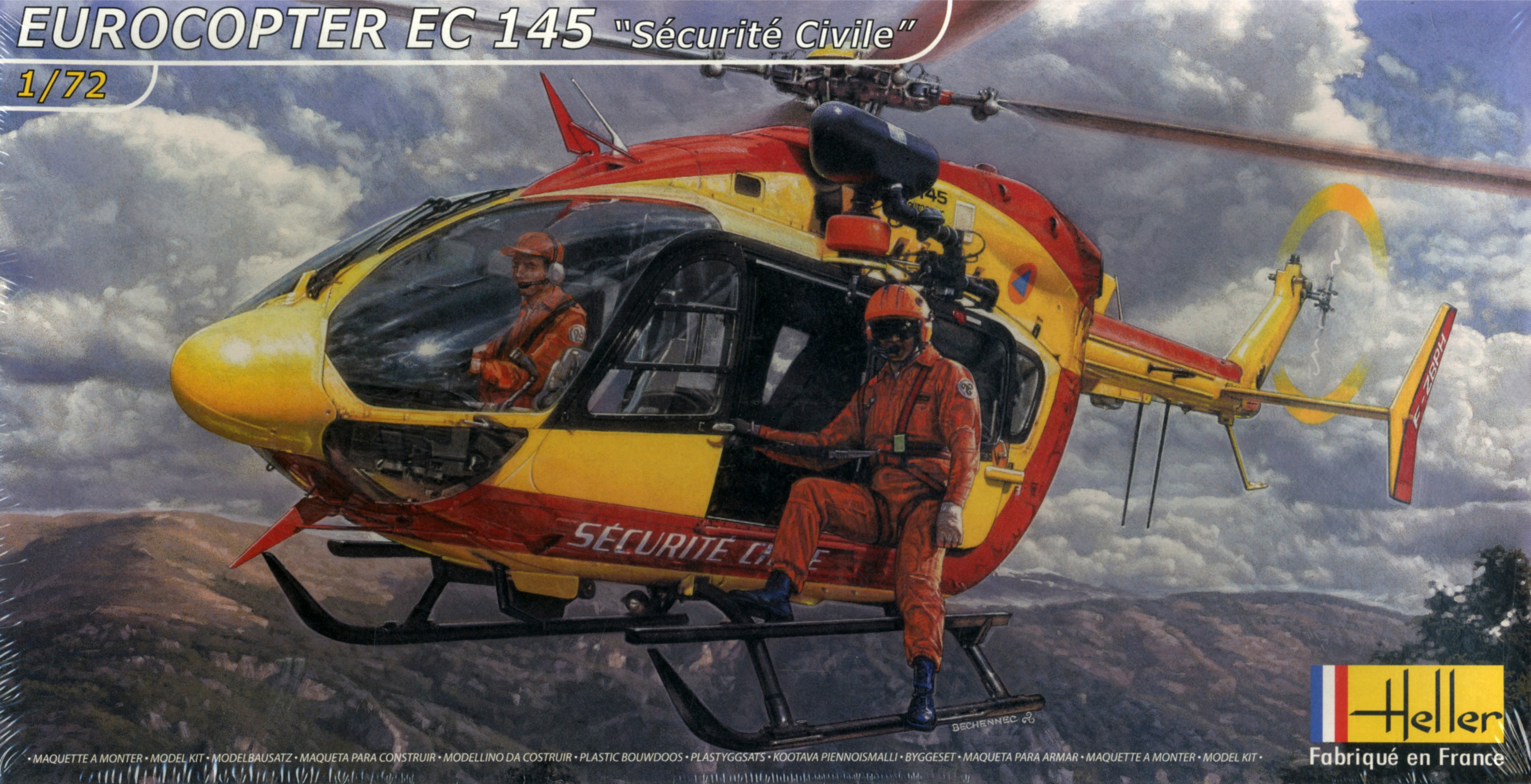 Hélicoptère SRB Eurocopter EC145 Sécurité Civile Super Scale Series  Electrique Kit - Hirobo - Mission Modélisme