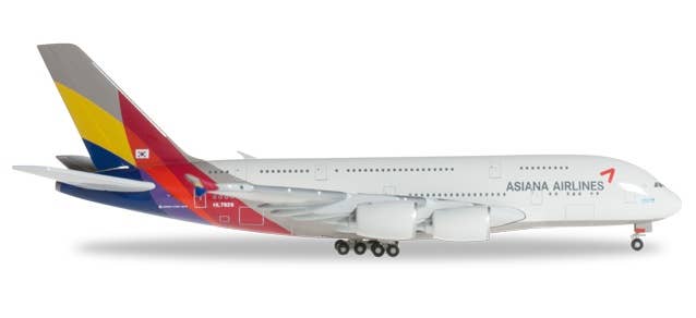 【非売品】 ASIANA AIRLINIS A380-800 模型 Asiana Airlines Airbus A380-800 | HLJ.com
