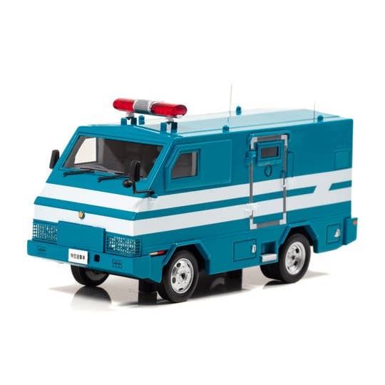 Police Riot Van Model Kit 2005 Security Bureau of the Metropolitan Police Department Riot Police ...