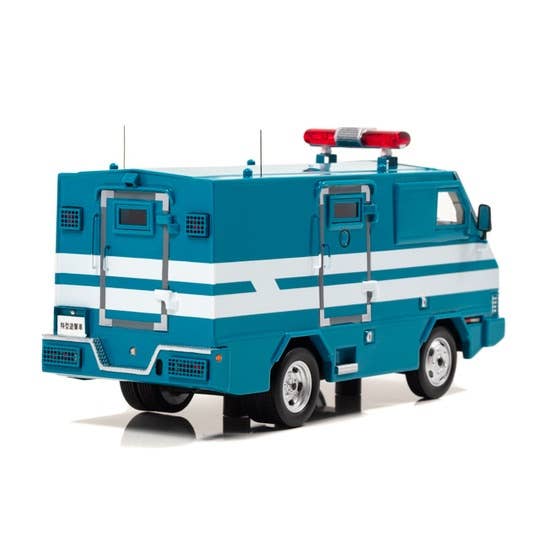 Police Riot Van Model Kit 2005 Security Bureau of the Metropolitan Police Department Riot Police ...