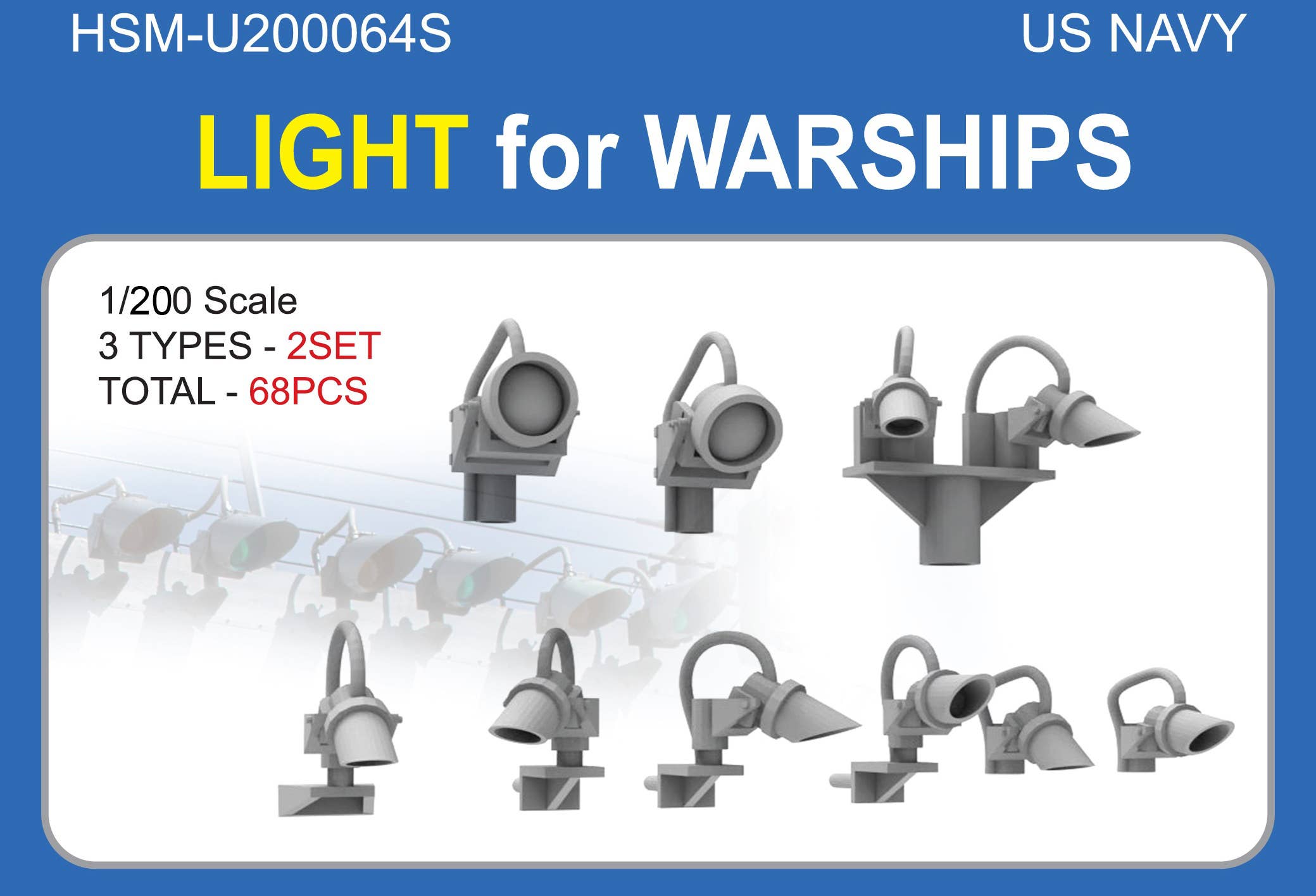 Navy Rack Light United States Navy Ship Light Set | HLJ.com