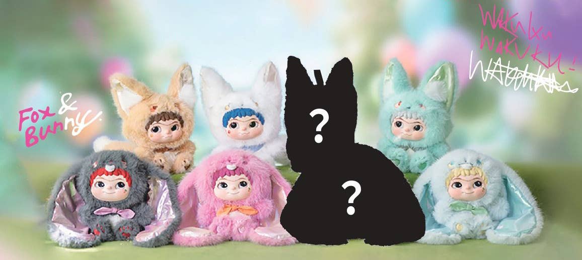 Wakuku Trading Figure Fox & Bunny: 1Box (6pcs) | HLJ.com
