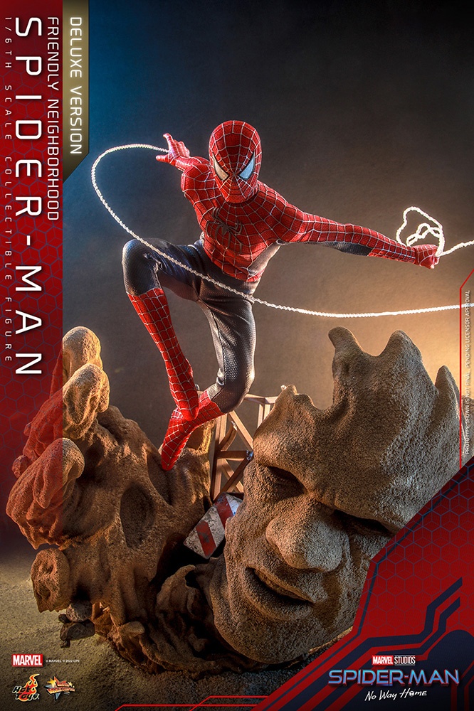 Movie Masterpiece - Fully Poseable Figure: Spider-Man: No Way Home - Friendly Neighborhood Spider-Man (Deluxe Version)