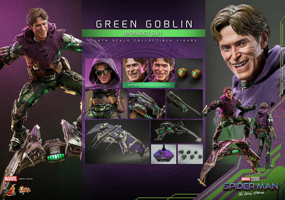 Hasbro's New Spider-Man No Way Home Figures: Green Goblin, Peter