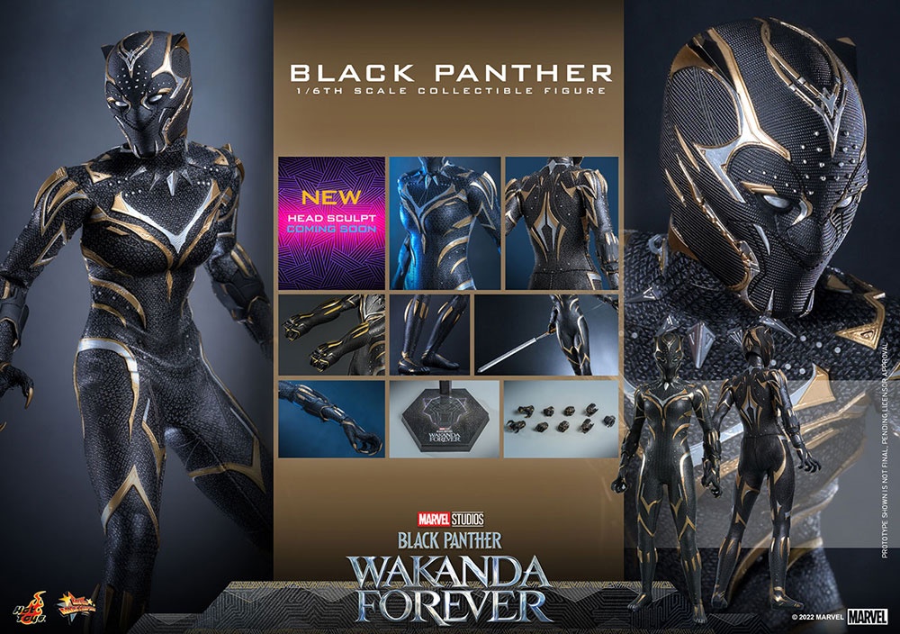 Movie Masterpiece - Fully Poseable Figure: Black Panther: Wakanda Forever -  Black Panther