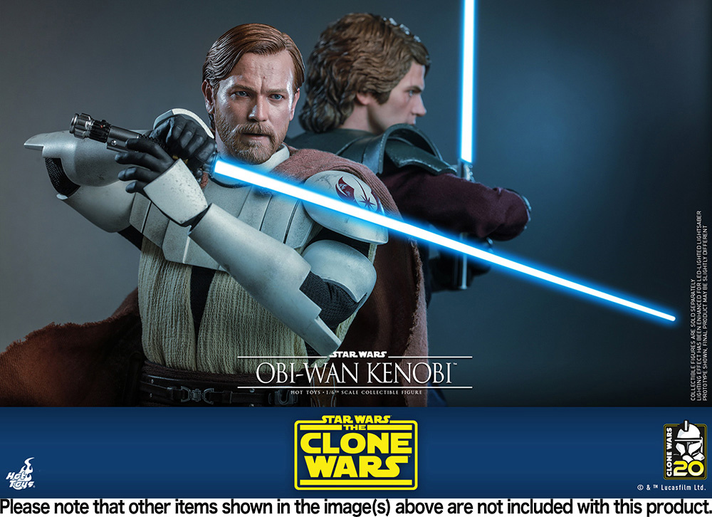 Star Wars - Star Wars The Clone Wars Obi-Wan Kenobi 1:6 - Action Figure