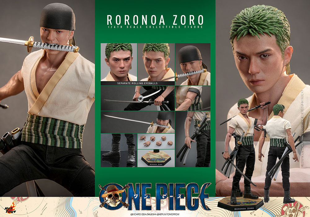 Television Masterpiece - Scale Fully Poseable Figure: ONE PIECE (Netflix) -  Roronoa Zoro, one piece zoro live action 