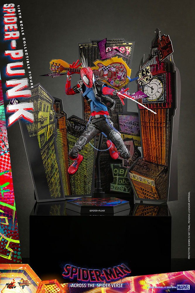 Marvel Spider-Man: Across the Spider-Verse Spider-Punk Action Figure with  Accessory 