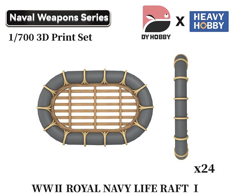 WWII Royal Navy Life Raft I (24pcs) | HLJ.com