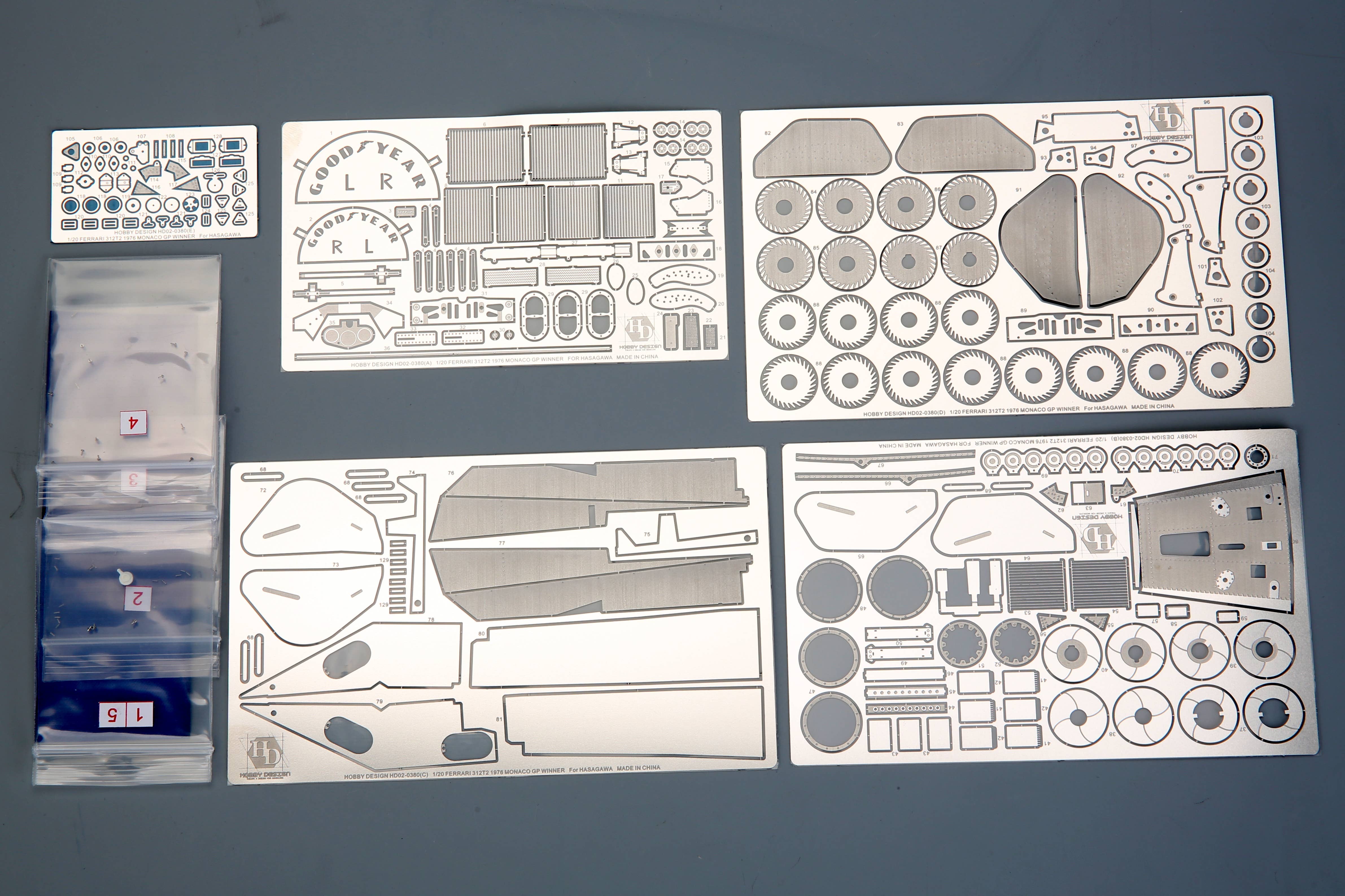 Ferrari 312T2 Detail-up Set For Hasegawa（PE+Metal parts+Resin