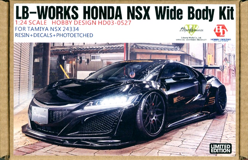 LB-Works Honda NSX Wide Body Kit for Tamiya NSX