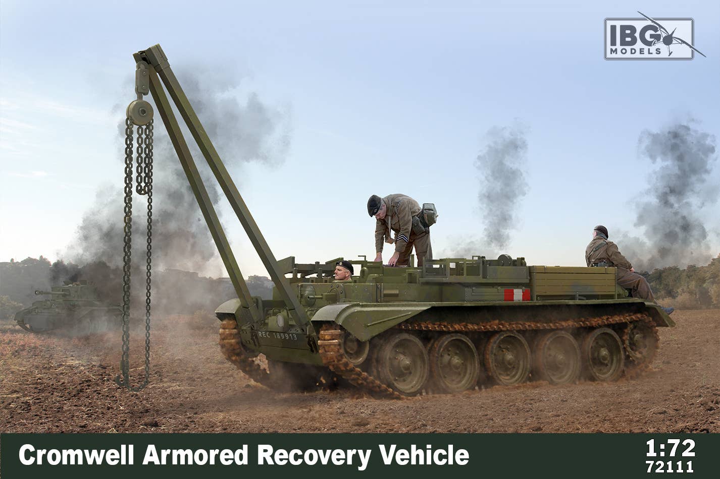 British Cromwell Tank Recovery Armored Vehicle