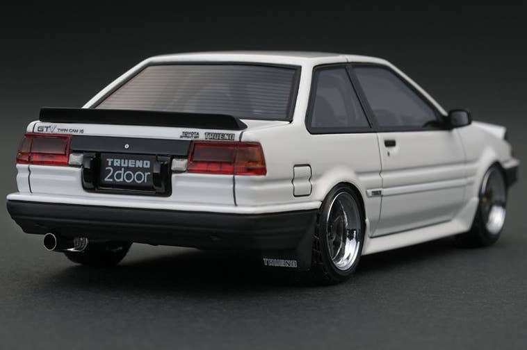 Toyota Sprinter Trueno AE86ホワイト34501T1 1/64 Hobby Japan Toyota Sprinter Trueno (AE86) (White with Dori