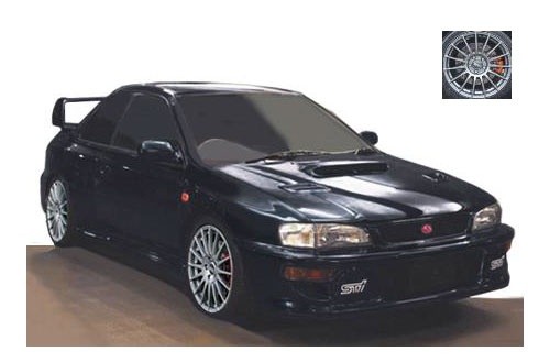 SUBARU Impreza 22B-STi Version (GC8 Kai) Black | HLJ.com
