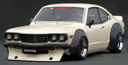 ignition.model SAVANNA S124A ホワイト Mazda Savanna (S124A) Racing White | HLJ.com