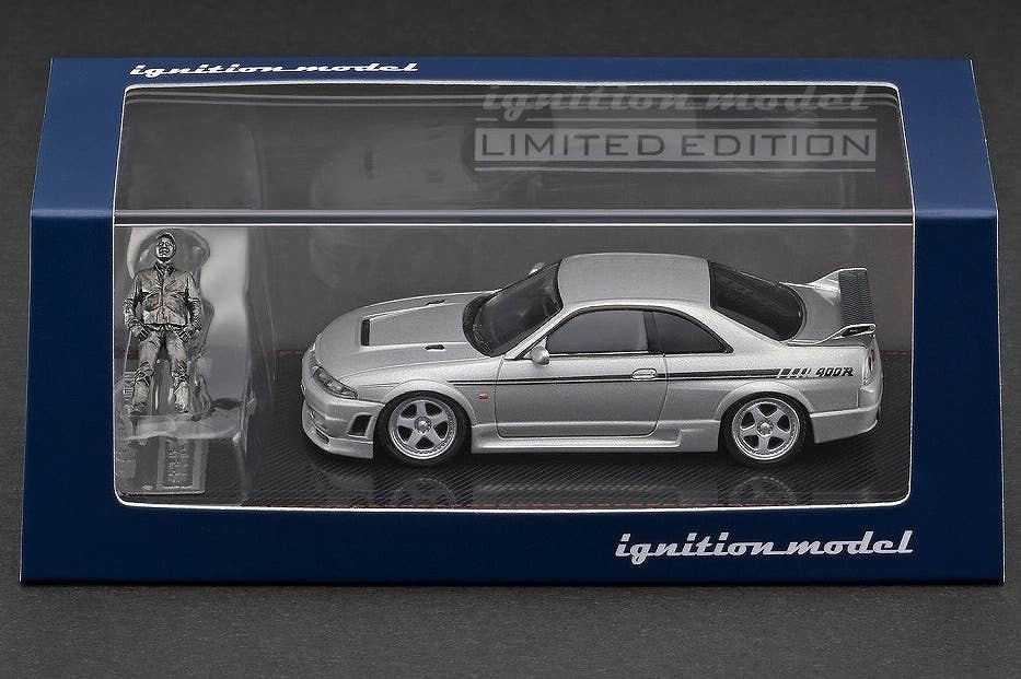 Nismo R33 GT-R 400R Silver With Mr.Matsuda (With Metal